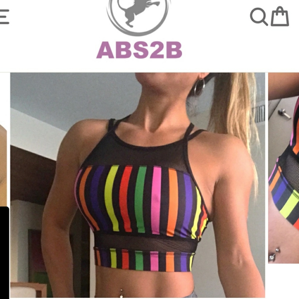 ABS2B Workout Top - Picture 8 of 9